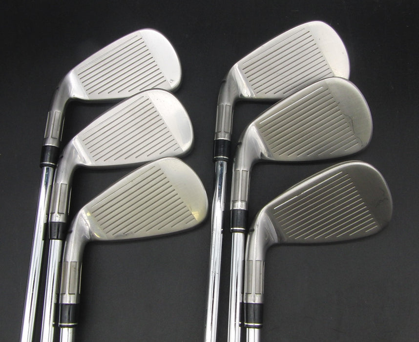 Set of 6x TaylorMade M6 5-PW Irons Stiff Steel Shafts Golf Pride Grips*