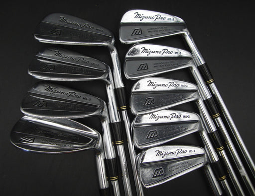 Set of 9x Mizuno Pro MS-3 Irons 3-SW Regular Steel Shafts DAVID Grips **