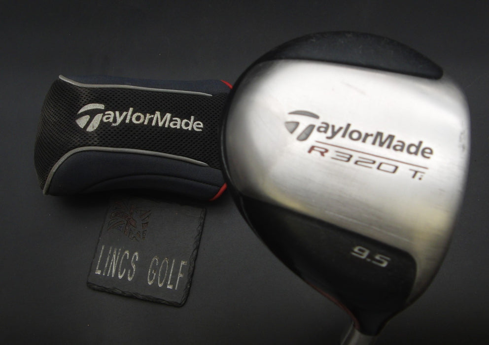 TaylorMade R320 Ti 9.5° Driver Stiff Graphite Shaft Royal Grip + Head Cover