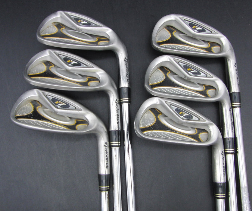 Set of 6x TaylorMade R7 5-PW Irons Stiff Steel Shafts Golf Pride Grips