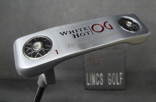 Left-Handed Odyssey White Hot OG 1 Putter Steel Shaft 86cm Length