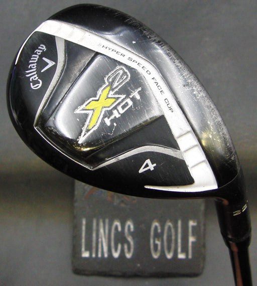 Callaway X2 Hot 4 Hybrid Stiff Graphite Shaft Golf Pride Grip