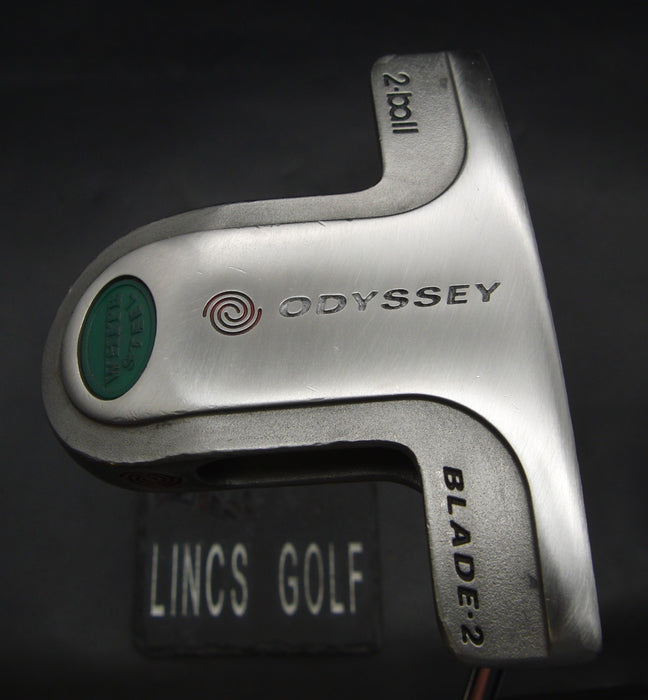 Odyssey White Steel 2-Ball Blade 2 Putter 82cm Length Steel Shaft Odyssey Grip
