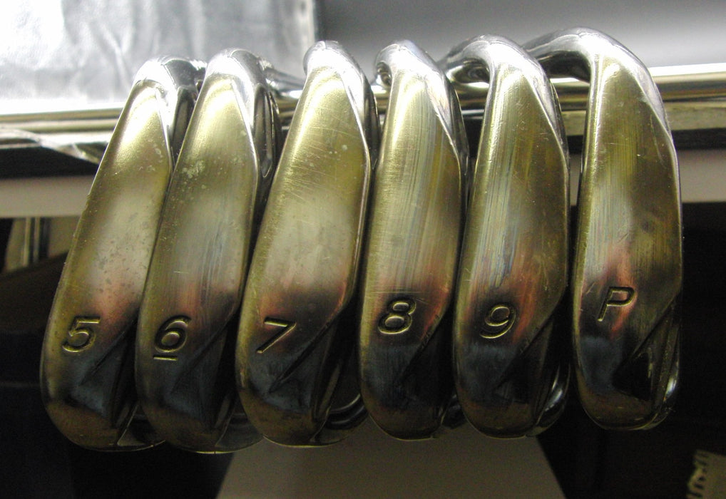 Set of 6x TaylorMade Burner Forged 5-PW Irons Stiff Steel Shafts*