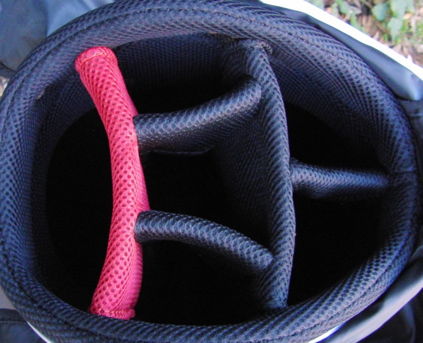 6 Division Ignio Golf Equipment Cart Carry Clubs Bag