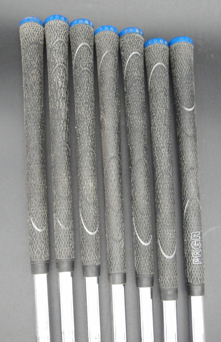 Set of 7x PRGR GN 502 Irons 4-PW Regular Steel Shafts PRGR Grips*