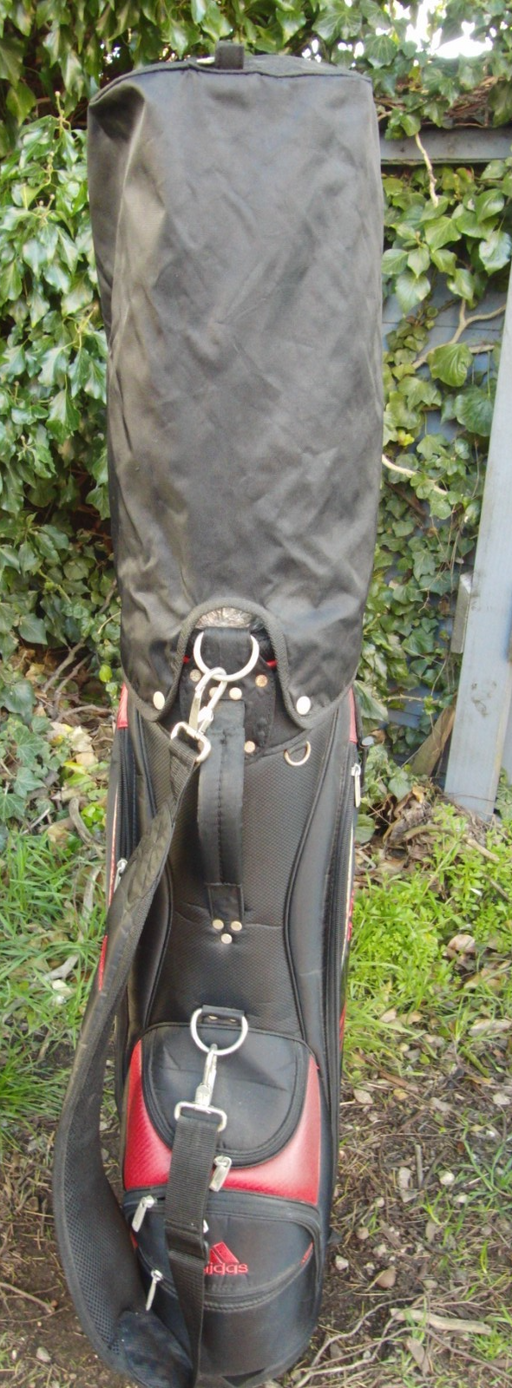 5 Division Adidas Golf Cart Carry Trolley Golf Clubs Bag*