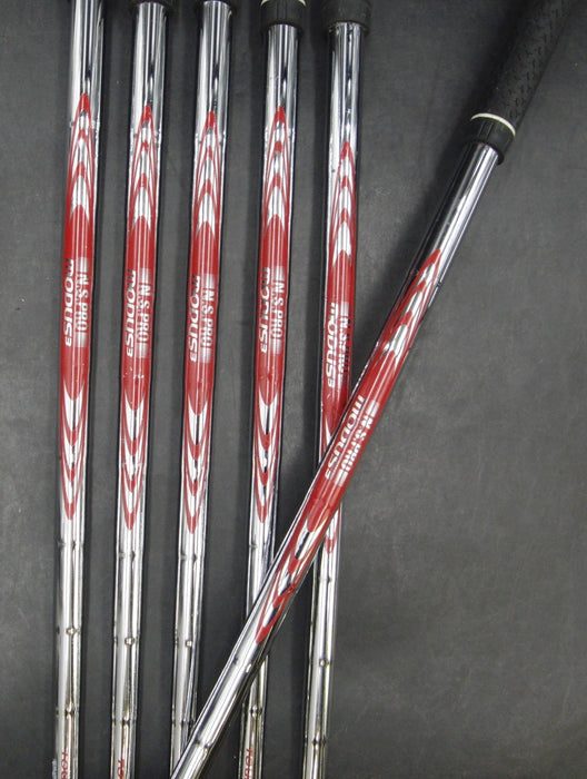 Set of 6 x Mizuno MP-18 MMC Irons 5-PW Tour 120 Stiff Steel Shafts Elite Grips