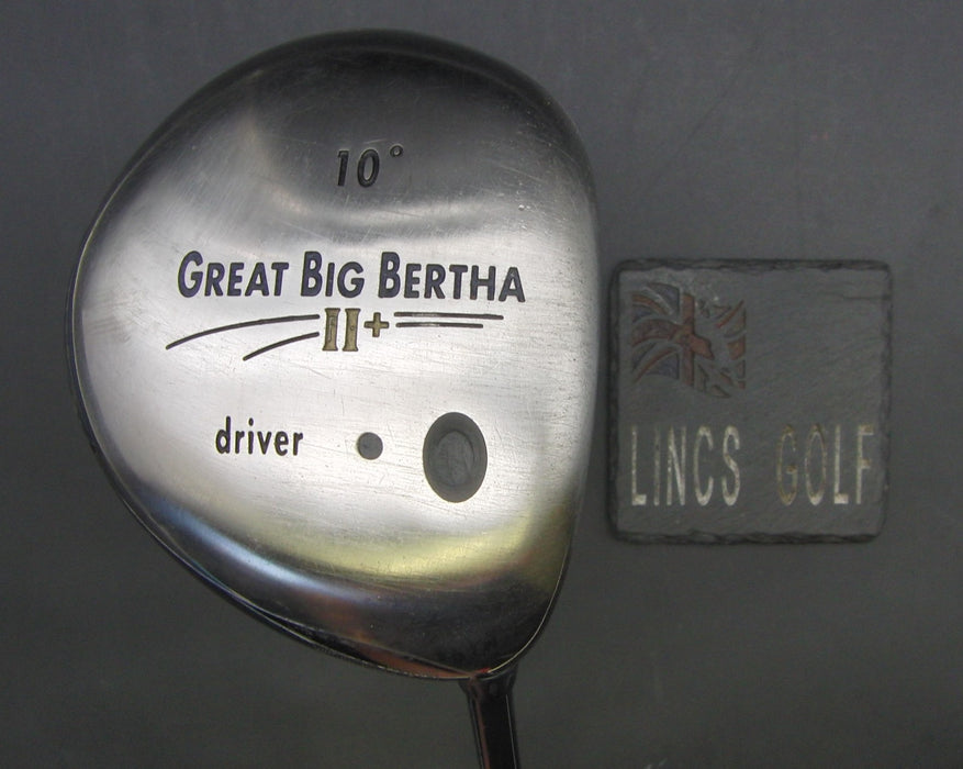 Callaway Great Big Bertha II Plus 10° Driver Stiff Graphite Shaft Callaway Grip