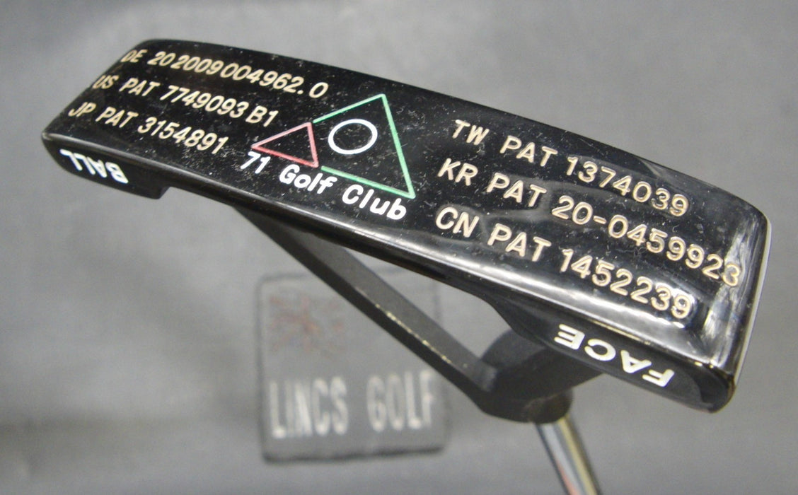 71 Golf Club Face Ball Putter Steel Shaft 88cm Length Psyko Grip