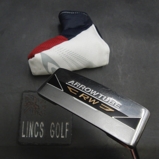 ArrowTube RW Putter Steel Shaft 86cm Length Black Grip + Head Cover