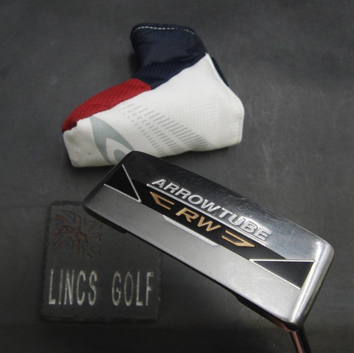 ArrowTube RW Putter Steel Shaft 86cm Length Black Grip + Head Cover