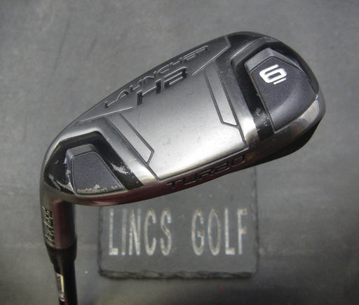 Left Handed Cleveland Turbo Launcher 6 Iron Seniors Graphite Shaft Lamkin Grip