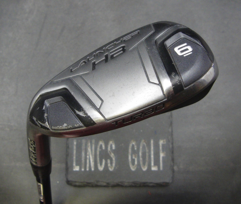 Left Handed Cleveland Turbo Launcher 6 Iron Seniors Graphite Shaft Lamkin Grip
