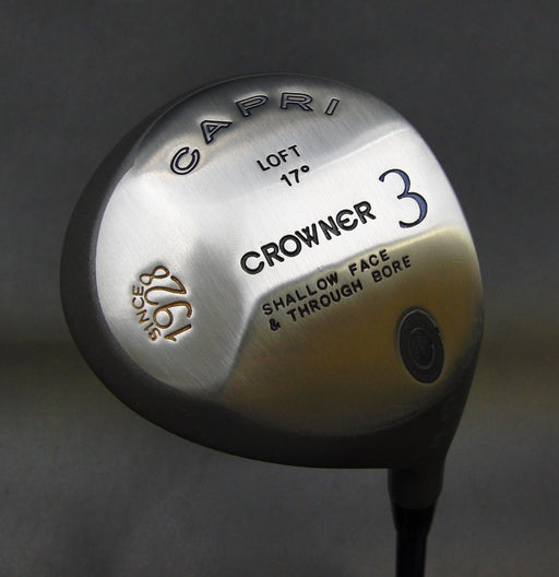 Vintage Ladies Capri Crowner 17° 3 Wood Ladies Graphite Shaft Crowner Grip