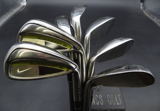 Set of 7x Nike Slingshot 4D Irons 4-PW Regular Graphite Shafts Nike Grips*