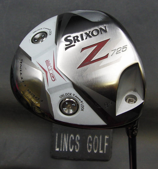 Srixon Z 725 Tour Fitting 9.5° Driver Stiff Graphite Shaft Golf Pride Grip