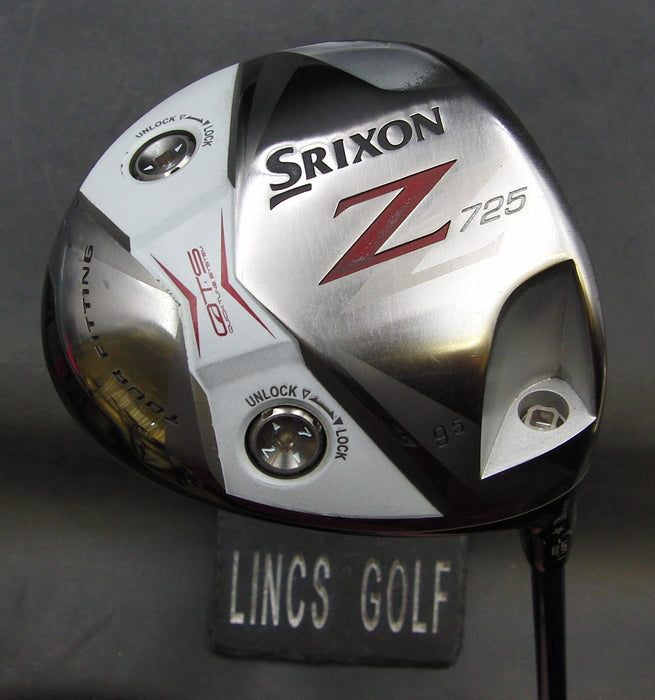 Srixon Z 725 Tour Fitting 9.5° Driver Stiff Graphite Shaft Golf Pride Grip