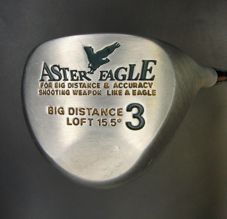 Aster Eagle Big Distance 15.5° 3 Wood Regular Graphite Shaft Golf Grip