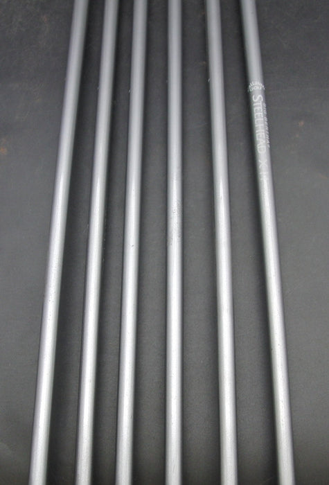 Set of 6x Callaway Steelhead X-14 5-PW Irons Regular Graphite Shafts