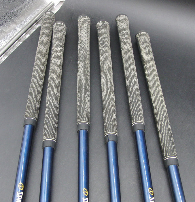 Set of 6x Spalding High Ball 5-PW Irons Regular Graphite Shafts Spalding Grips