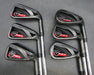 Set of 6x Callaway RAZR X Black Irons 5-PW Stiff Steel Shafts Callaway Grips*