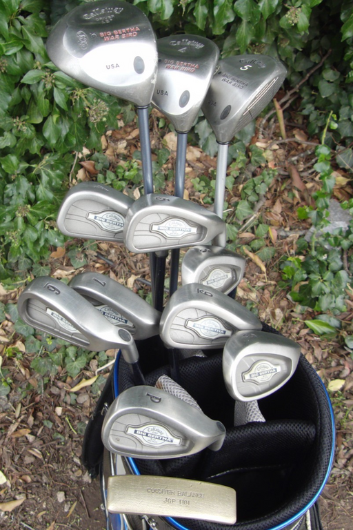 Set of Callaway Big Bertha X-12 4-SW+ Callaway Driver+ 4 Wood+ 5 Wood+ Putter*