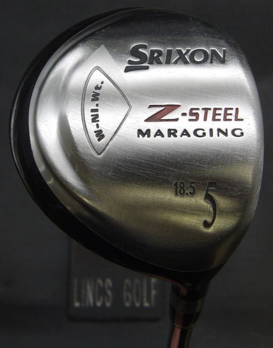 Srixon Z-Steel Maraging 18.5° 5 Wood Extra Stiff Steel Shaft Golf Pride Grip