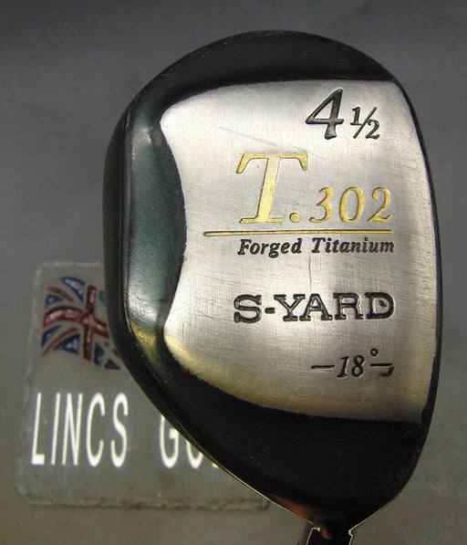 Japanese Seiko S-Yard T.302 Forged 18° 4.5 Hybrid Wood Regular Graphite Shaft