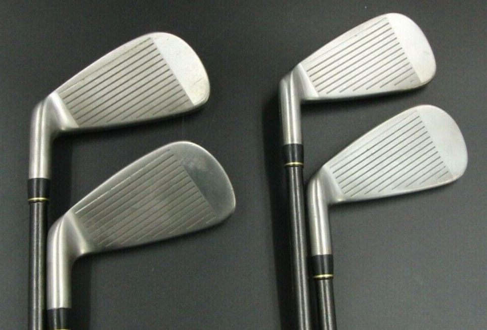 Set of 4 Mizuno PRESAGE Irons 4-7 Stiff Graphite Shafts Golf Pride Grips