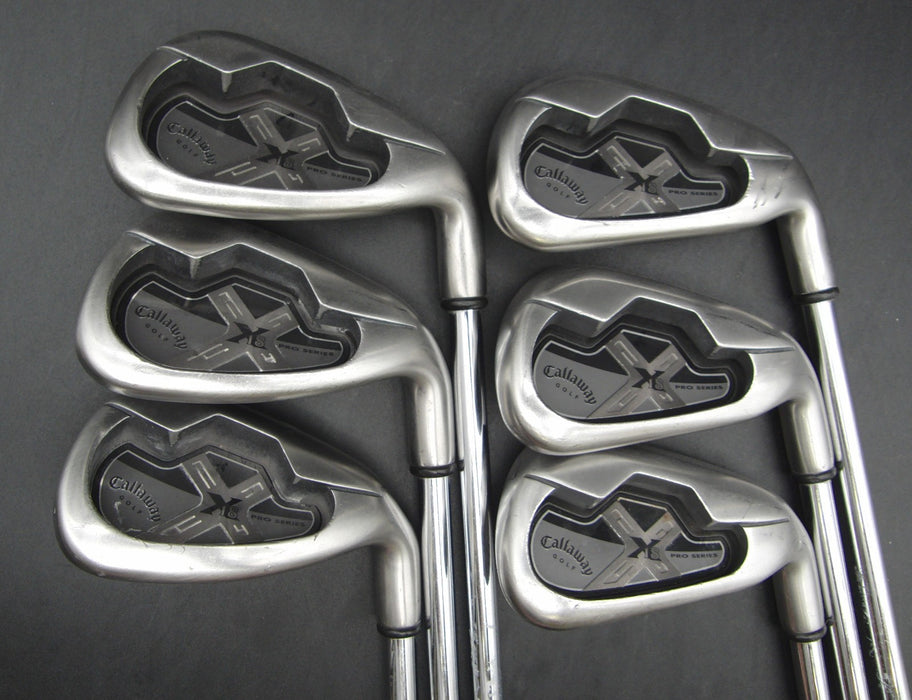 Set of 6x Callaway X18 Pro Series 5-PW Irons Regular Steel Shafts Callaway Grips
