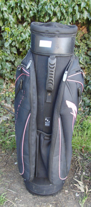 14 Division Pink Powakaddy Golf Cart Carry Trolley Golf Clubs Bag*