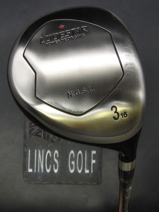 Lodestar Power Delta Sole 16° 3 Wood Regular Graphite Shaft Professional Grip