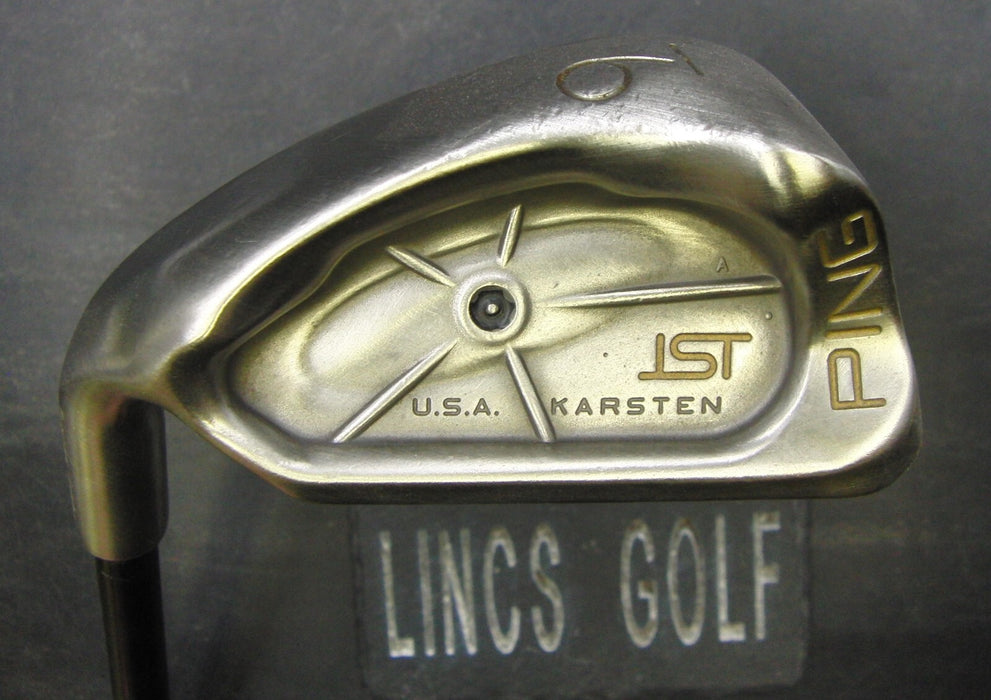 Left Handed Ping ISI Karsten 9 Iron Stiff Graphite Shaft Ping Grip