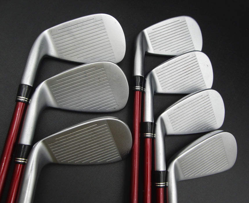 Set of 7x TaylorMade R9 Max Irons 4-PW Regular Graphite Shafts with Grips