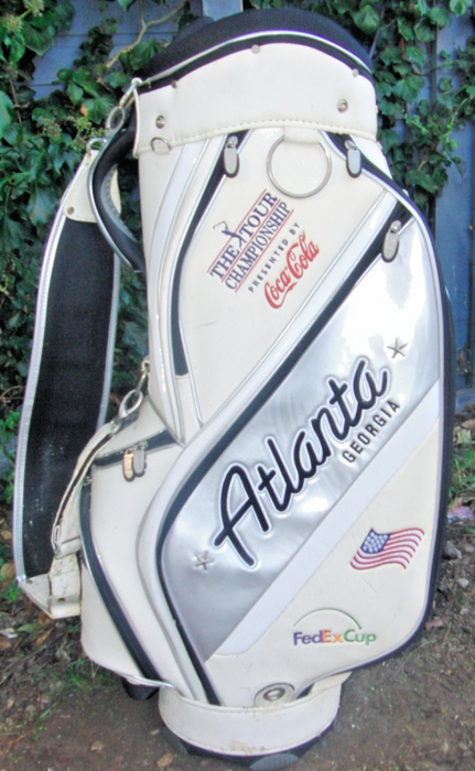 7 Division Atlanta PGA Tour Coca Cola Golf Cart Carry Trolley Golf Clubs Bag*