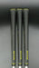 Set of 7 X Japanese PRGR Data 801 Forged Irons 5-SW Stiff Flex Steel Shafts