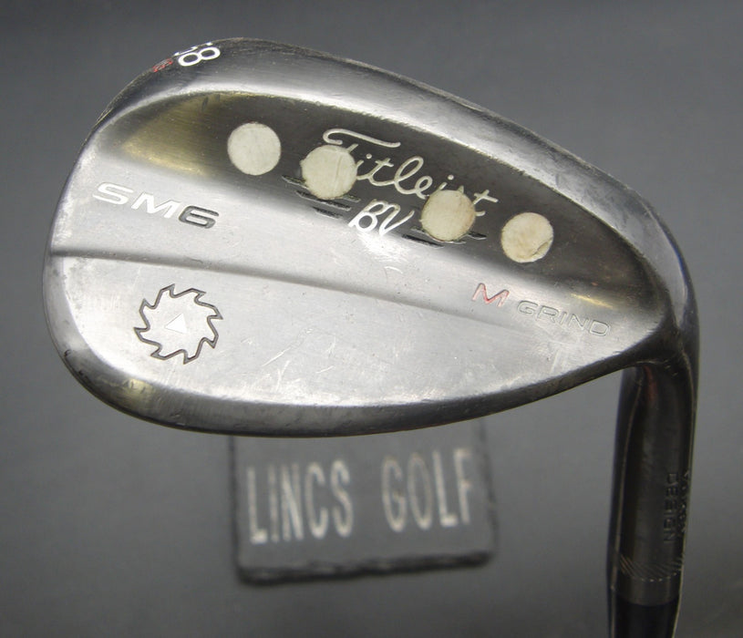Titleist BV SM6 M Grind 58° Sand Wedge Stiff Steel Shaft Golf Pride Grip