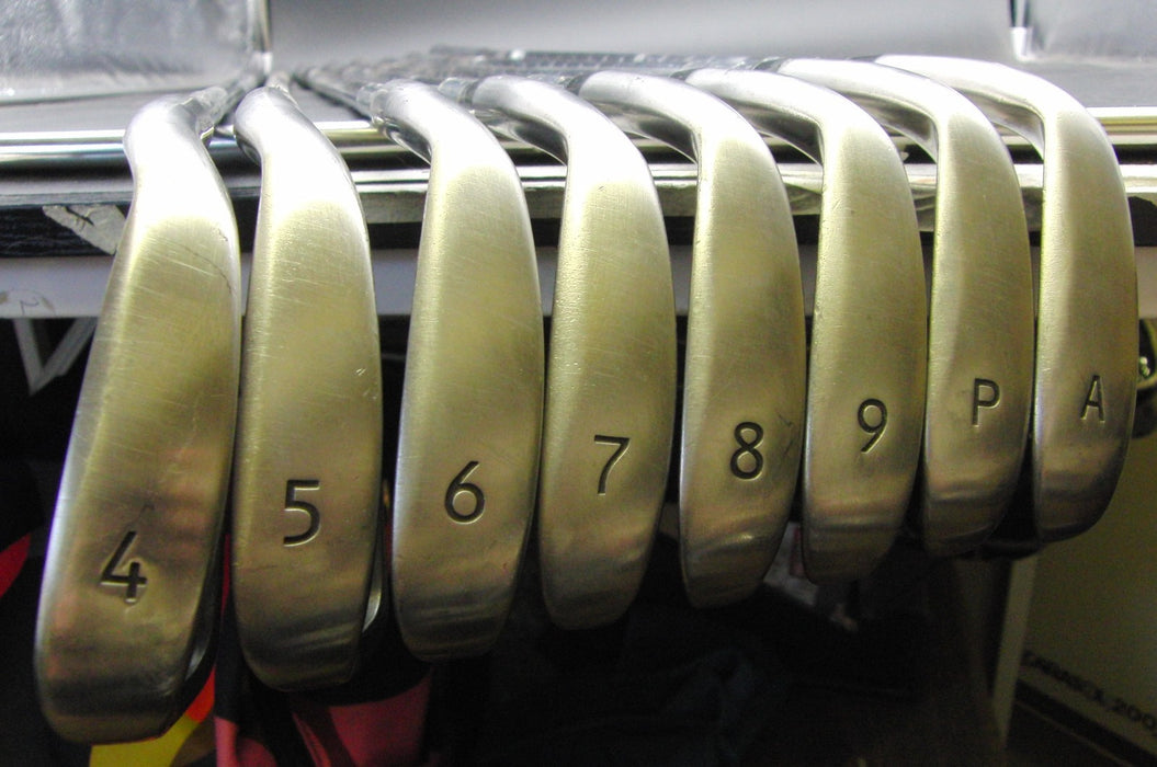 Set of 8x Nike Pro Combo Ti Face 4-PW + AW Irons Stiff Steel Shafts Nike Grips