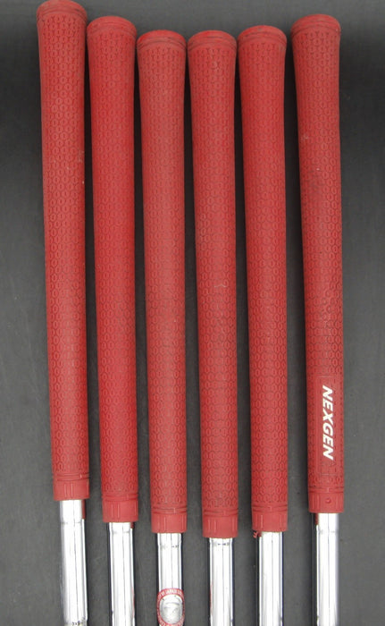 Set of 6x TaylorMade M1 2017 Irons 5-PW Stiff Steel Shafts Nexgen Grips