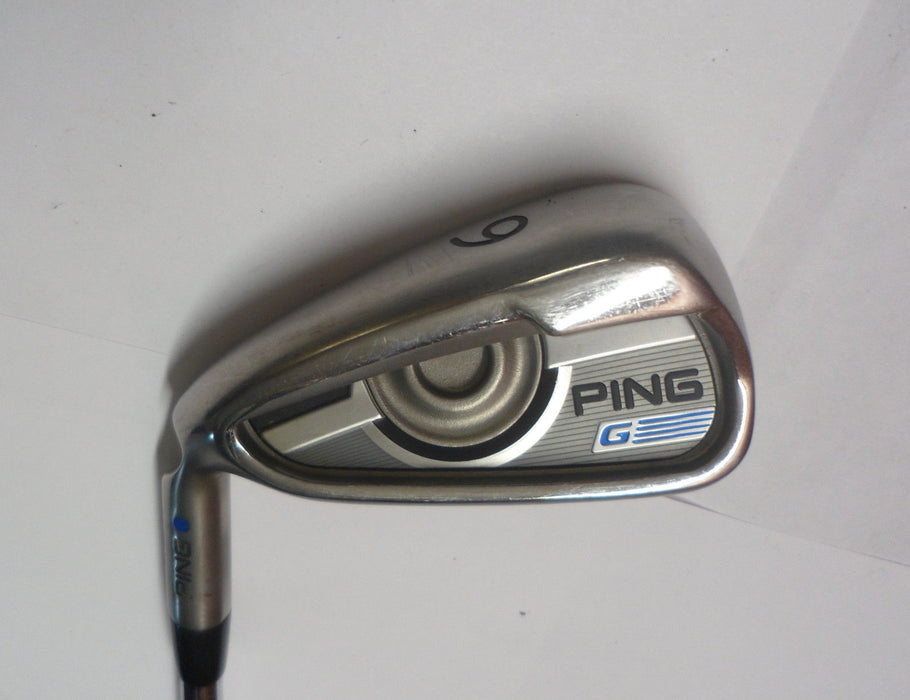Left Handed Ping G Blue Dot 6 Iron True Temper S300 Stiff Steel Shaft Ping Grip