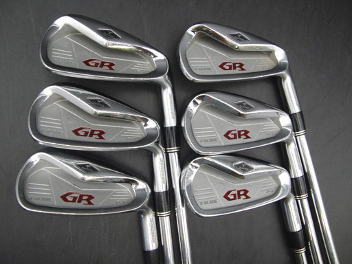 Set of 6x Bridgestone Tour Stage X-Blade GR Irons 5-PW Stiff Steel Shafts