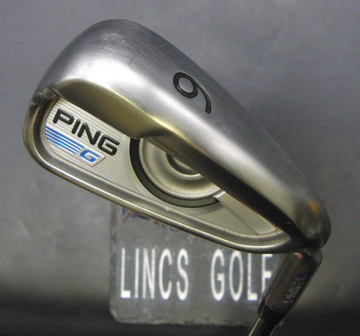 Ping G Series Purple Dot 6 Iron Stiff Steel Shaft Golf Pride Grip