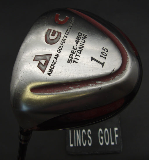 Left-Handed AGC Spec-460 Titanium 10.5° Driver Uniflex Graphite Shaft