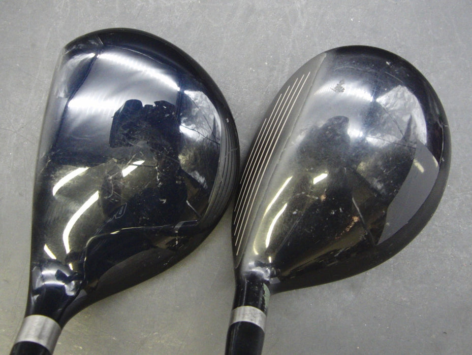 Set of 2 Bridgestone Tourstage FHT 3+5 Woods Stiff Graphite Shafts G/Pride Grips