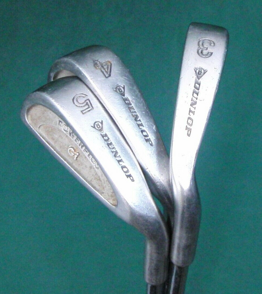 Set of 3 x Dunlop Powerplus Gi 3-5 Irons Avon Grips