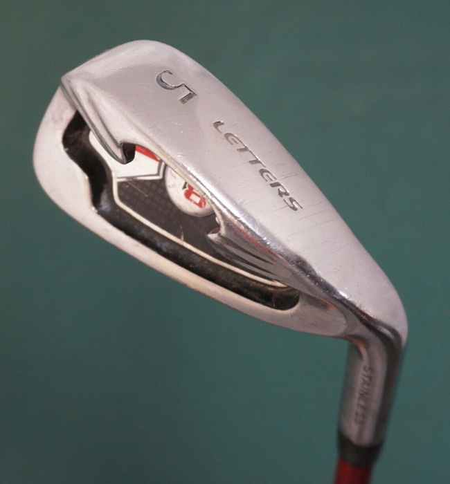 John Letters T8 Stainless 5 Iron Uniflex Steel Shaft John Letters Grip