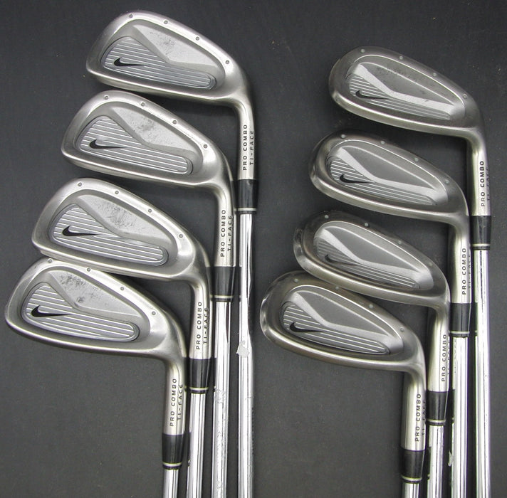 Set of 8x Nike Pro Combo Ti Face 5-SW + AW Irons Regular Steel Shafts*