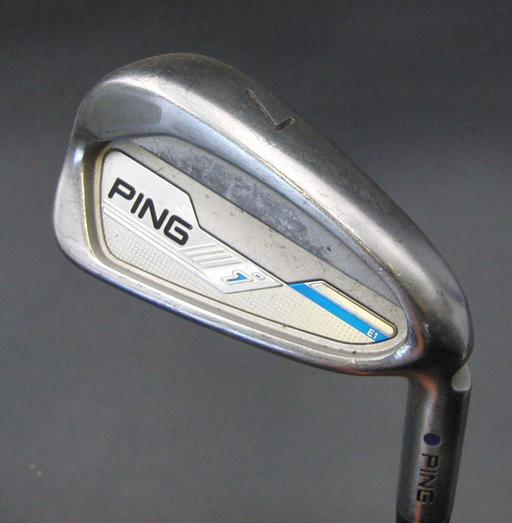 Ping E1 i Blue Dot 7 Iron Stiff Steel Shaft Golf Pride Grip