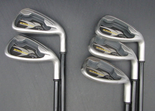 Set of 5x Callaway Warbird 7-SW Irons Regular Graphite Shafts Callaway Grips*